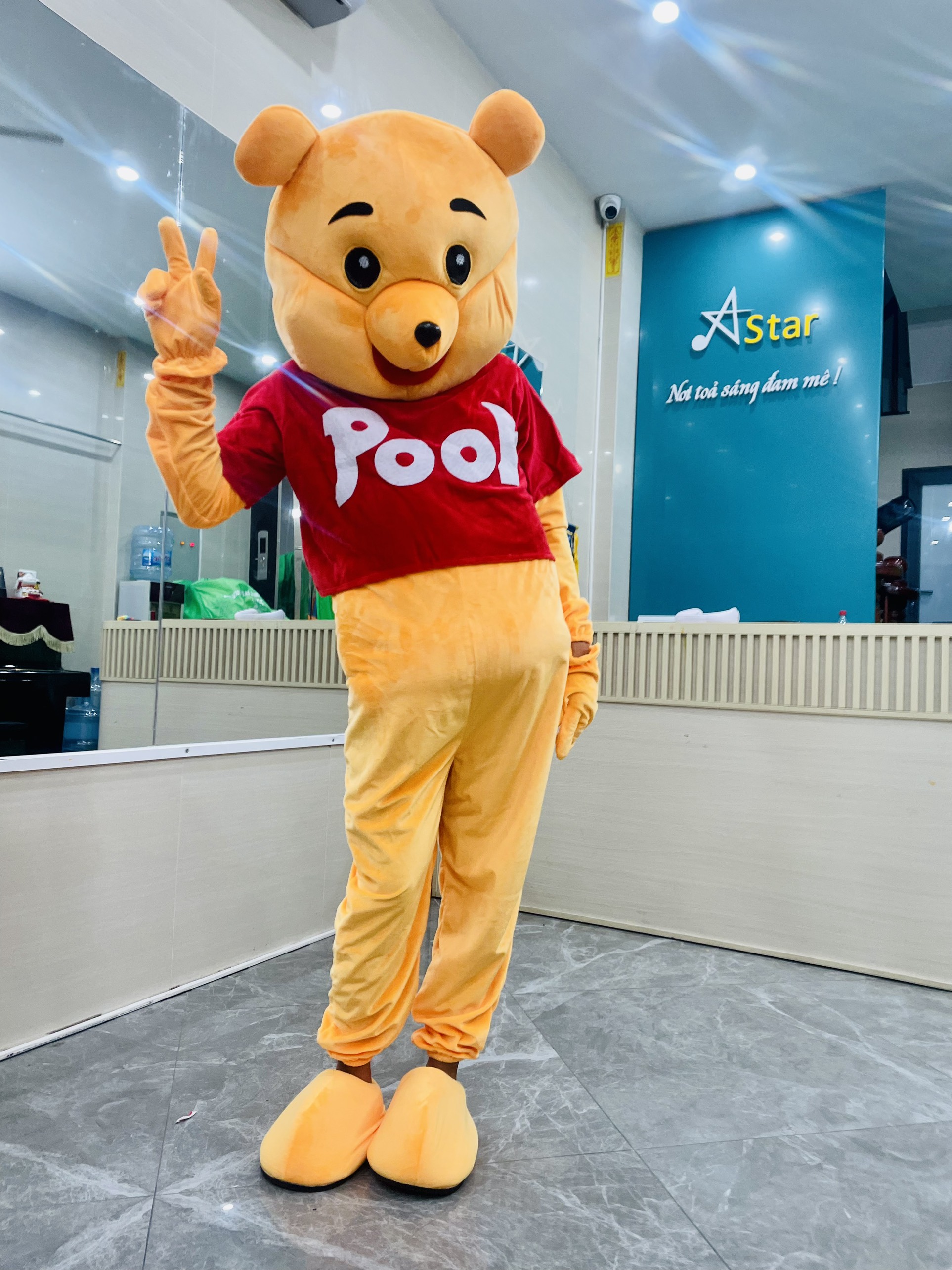 Mascot Gấu Pool