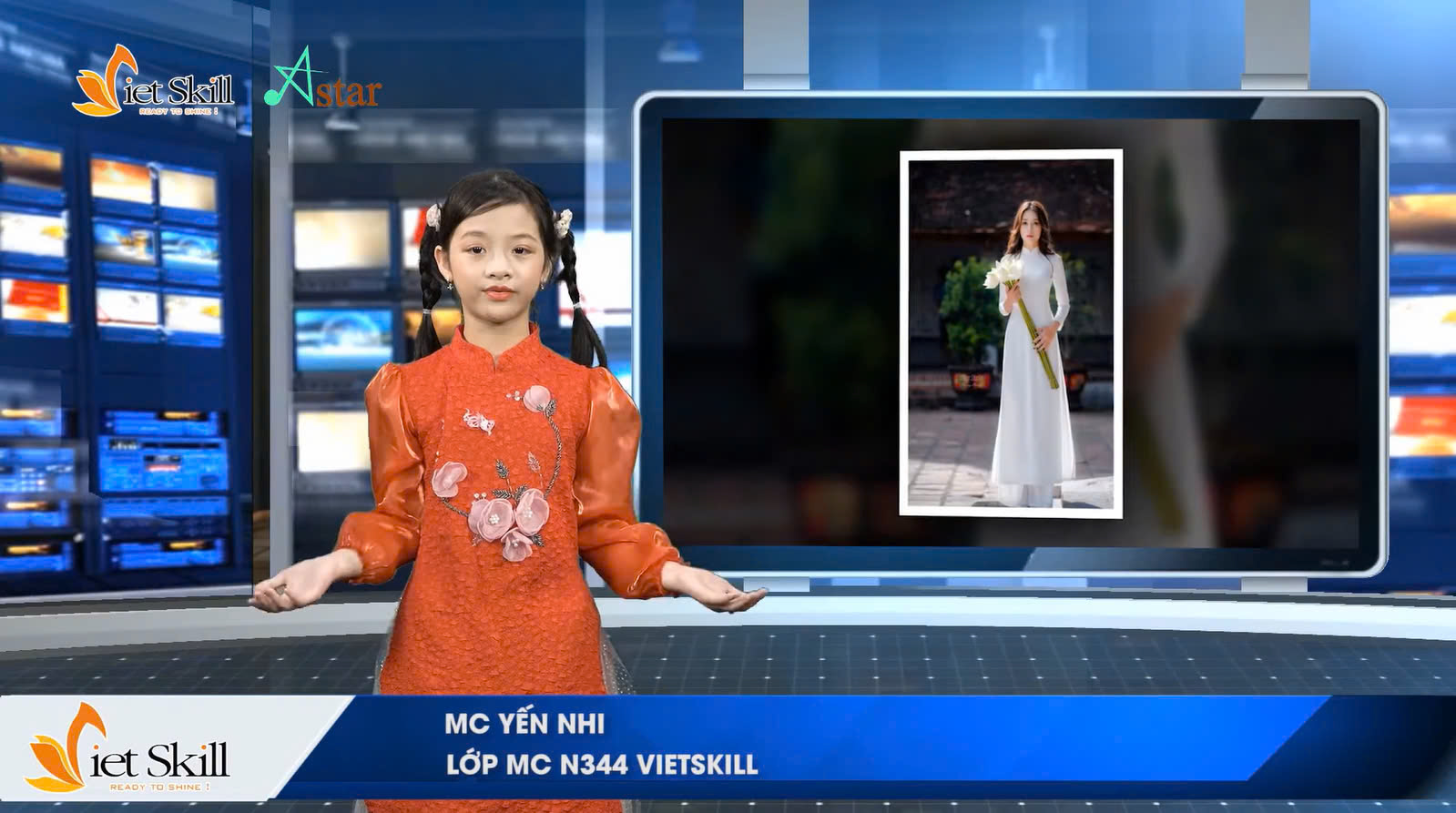 LỚP MC NHÍ NO1 A STAR | HV YẾN NHI