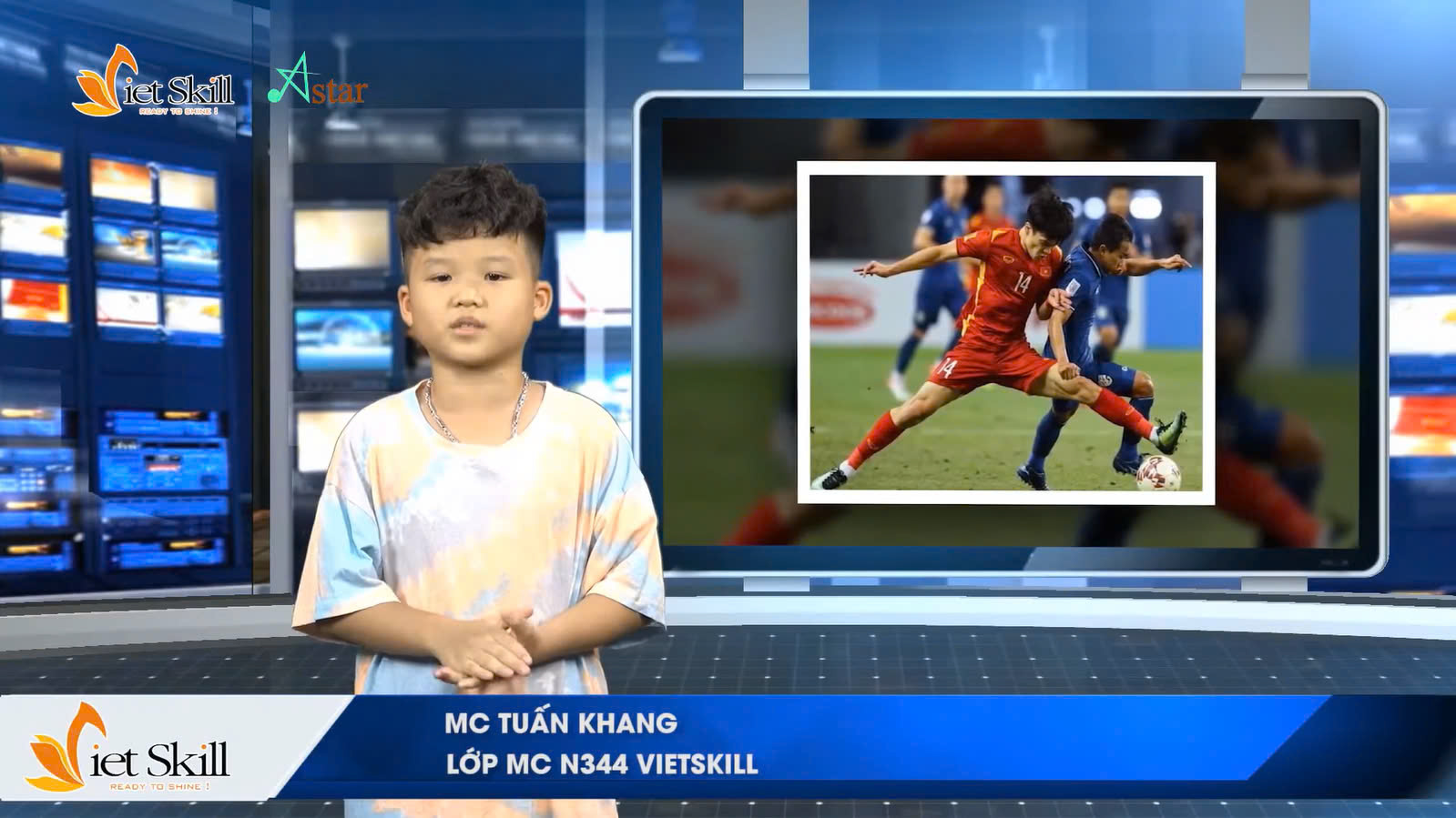 LỚP MC NHÍ NO1 A STAR | HV TUẤN KHANG