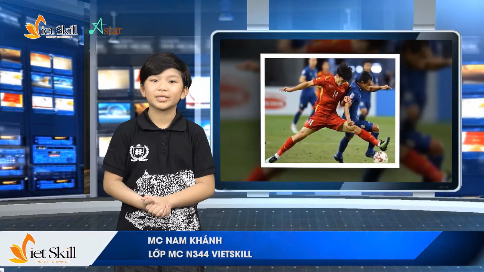 LỚP MC NHÍ NO1 A STAR | HV NAM KHÁNH