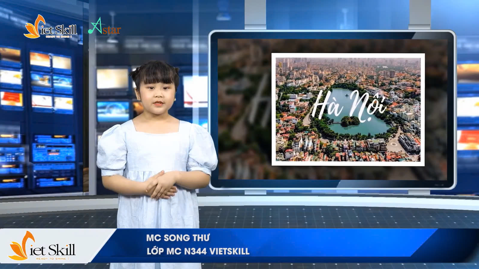 LỚP MC NHÍ NO1 A STAR | HV SONG THƯ