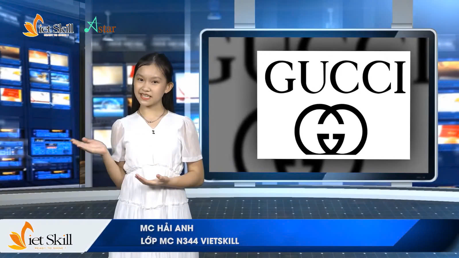 LỚP MC NHÍ NO1 A STAR | HV HẢI ANH