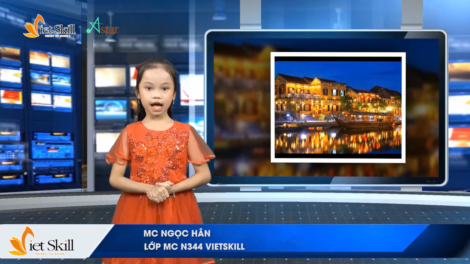 LỚP MC NHÍ NO1 A STAR | HV NGỌC HÂN