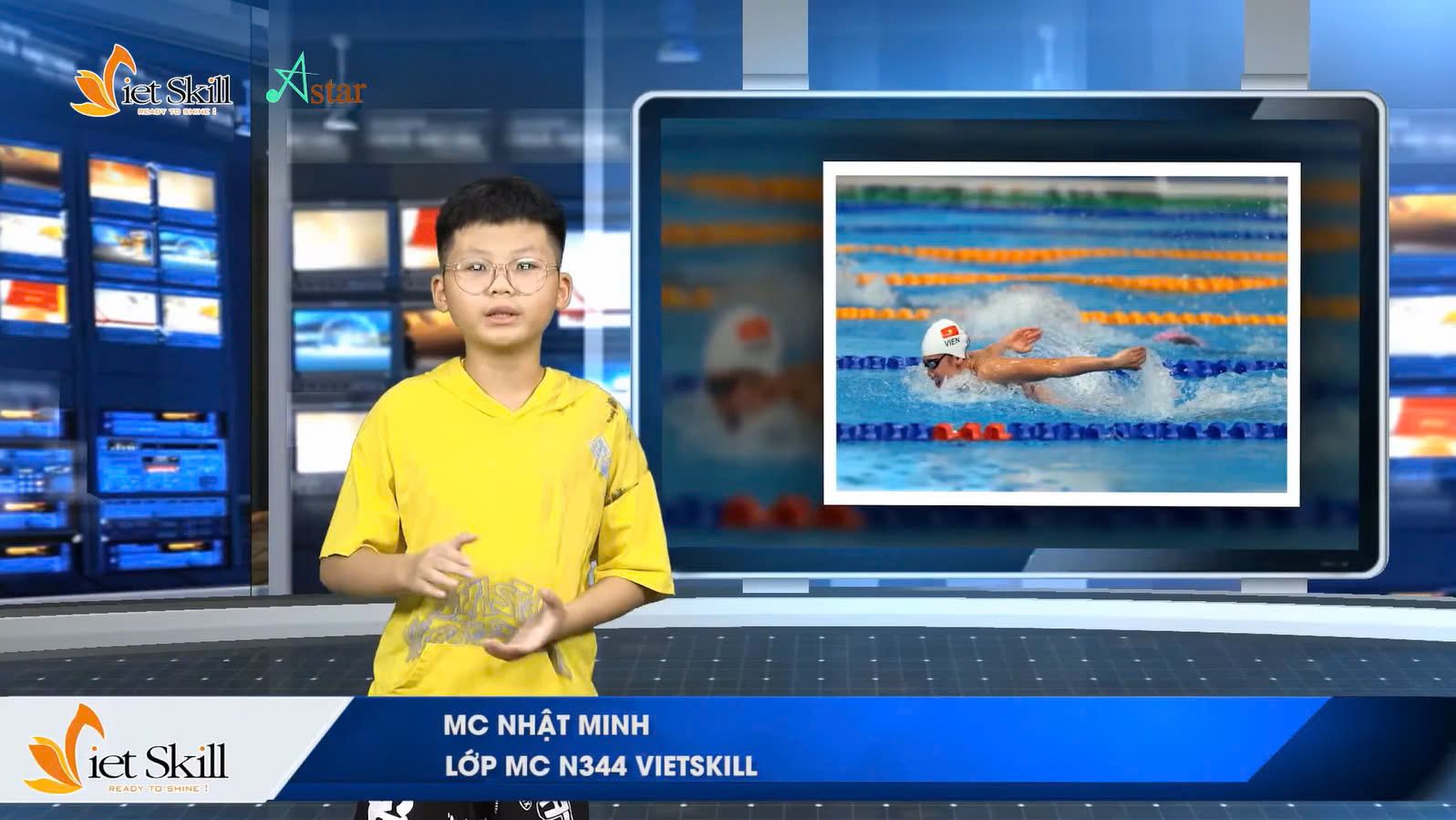 LỚP MC NHÍ NO1 A STAR | HV NHẬT MINH